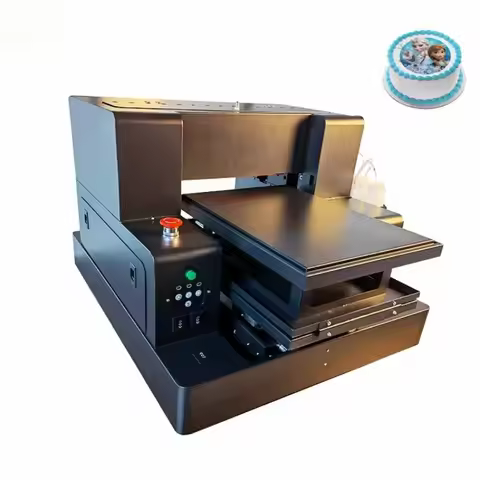Automatic Edible Cake Cookie Printer A3 High Resolution Fast Drying for Birthday Topper Image Decora