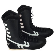 Box Boxing Training Shoes High-Top Boxing Shoes Tendon Sole