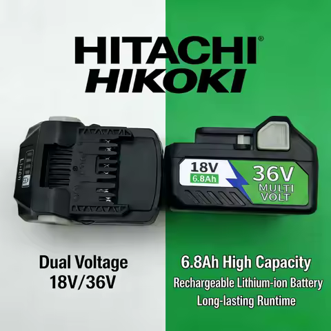 18/36V used in Hikoki Hitachi Metabo HPT, BSL36A lithium ion cordless power tool sliding replacement