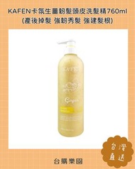 KAFEN卡氛 生薑韌髮頭皮洗髮精760ml (產後掉髮 強韌秀髮 強建髮根) ⭐️台灣代購直送香港