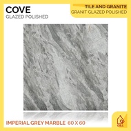 GRANIT COVE 60 X 60 IMPERIAL GREY MARBLE GLAZED POLISHED GRANITE TILE