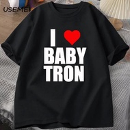 I LOVE BABYTRON T Shirt Men Rapper T-Shirt Shittyboyz Streetwear Harajuku Cotton Unisex Casual Short