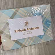 金安德森 Kinloch Anderson 米勒 經典奶茶格紋藍 雙人加大 6*6.2及6*7床包