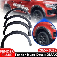 Fender Flares For Isuzu Dmax 2024-2025 Wheel Eyebrow mudflap Trim Guard Protector Car Parts Exterior