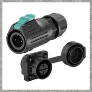 (E M K O) EW-LP12 Industrial Waterproof Connector, 2-Pin Plastic Shell Quick Plug Circular Aviation 