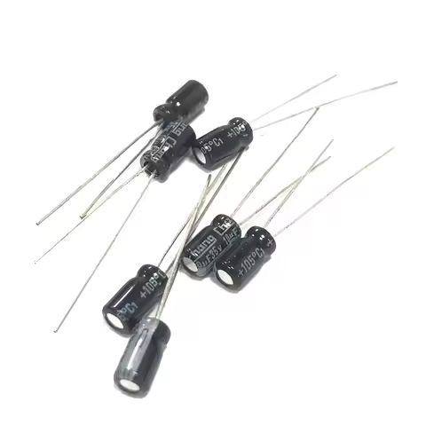 50pcs 35V10uF Aluminum Electrolytic Capacitor 10uF35v 35v10mF 10mF35v 35v 10uf 4x7mm