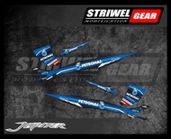 Jupiter Z Stiker Striping Jupiter Z Petronas
