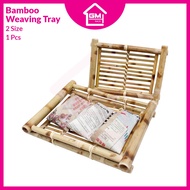 [GMRACK] DULANG BULUH DULANG MAKANAN DULANG MINUMAN 2 SIZE BAMBOO WEAVING TRAY 1PCS