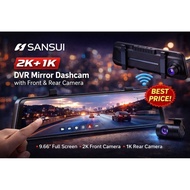 DVR Sansui SD-M1102 Gen II 9.66 inch 2 cameras