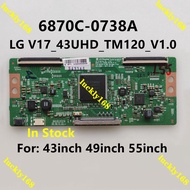 Brand New original 6870C-0738A LG V17_43UHD_TM120_V1.0 TV TCON Board LG V17 43UHD for 43inch 49inch 55inch