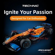 W&F 1:8 MC F1 Racing Car Building Kit 🏎️ | Static & Dynamic Model | 1432 Pcs DIY Block Set | For Age