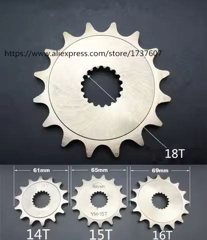 1pcs Motorcycle chain sprocket for GS EN GN125 HJ125K-A motorcycle sprocket/Front Engine Sprocket 42