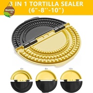 NBBY 3-in-1 Tortilla Sealer, Tacos Tortilla Crimper Maker, Adjustable Size, For 6"-10" Crust, Make S