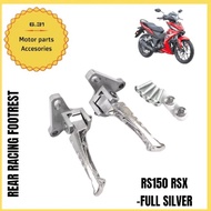 HONDA RS150 RSX REAR FOOTREST WITH BRACKET  BELAKANG PEMIJAK KAKI RS150 RSX DENGAN BRACKET  FOOTREST