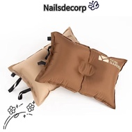 Nails Inflatable Pillow,Portable Lightweight Camping Pillow,Automatic Inflation Sponge Material Comf