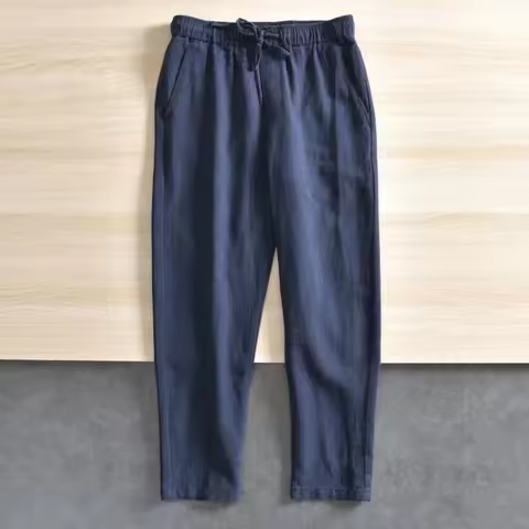 2026 Men's Casual Pants Baggy Streetwear Men Joggers Cotton Sports Trousers Long Straight Pants for