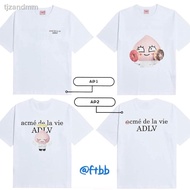 ☏☢◇[acmé de la vie] KAKAO X ADLV APEACH SHORT SLEEVE T-SHIRT WHITE