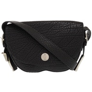 近新 Burberry 8075511 黑色皮革肩背包，黑色，0312 [二手] BURBERRY