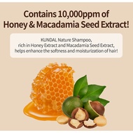 𝙆𝙐𝙉𝘿𝘼𝙇 𝙎𝙝𝙖𝙢𝙥𝙤𝙤, 500𝙢𝙡, 𝙂𝙚𝙣𝙪𝙞𝙣𝙚 Korean, Honey & Macadamia - Juicy Peach, blackberry bay, lychee apric