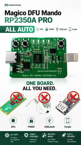 Magico DFU MANDO: RP2350A PRO Automatic DFU Tool for iPhone Entering DFU / PWN Mode