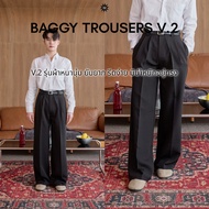 NORMAL.DAY BAGGY TROUSERS กางเกงทรงกระบอกใหญ่ ทรงหลวม ผู้ชาย ( มี2ความยาว สำหรับคนสูง 160-185 CM )