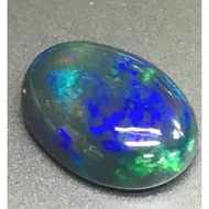 Ethiopian black opal 3.2cts 13.7x9.8x4.5mm oval Natural Stone 1 3.2cts 13.7x9.8x4.5mm shape 10