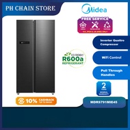 MIDEA MDRS791MIE45 730L WIFI CONTROL SIDE BY SIDE INVERTER REFRIGERATOR / SBS FRIDGE