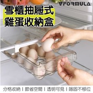 VFORMULA - 雪櫃抽屜式雞蛋盒 冰箱收納盒 雪櫃雞蛋盒 冰箱雞蛋盒 冰箱收納 儲物盒 保鮮盒