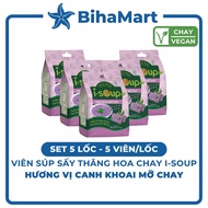 [SET OF 5 LOTS] - NFC - I-Soup freeze-dried soup capsules with flavor Vegetarian yam soup, Instant I