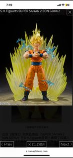 魂shop限定 S.H.Figuarts shf SUPER SAIYAN 2 SON GOKU 悟空 超西 超級撒亞人 龍珠 魂限
