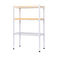 [特價]【dayneeds】松木 60x30x90公分 三層烤白收納層架