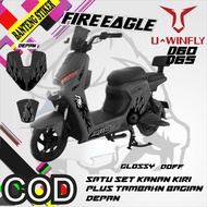 Electric bicycle striping sticker variations u winfly D60 D65 nyaris full custom request design as y