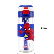 Disney Authentic Plastic Water Cup Summer Kids Bullet Cup Cute Cartoon Student School Accompanying Space Bottle