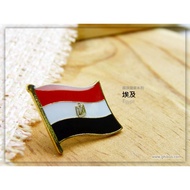 Flag Badge Egypt Single