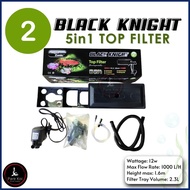 Black Knight 3 in 1 Aquarium Top Filter (8W, 12W, 15W, 18W)