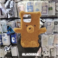 C15 Fluffy Brown Bear Phone Case Cover Casing IP 13 Pro Max / IP 14 Pro Max / IP 15 Pro Max / IP 16 