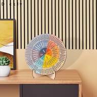 [Dickly] Feeling Wheel Desk Decor Double Sided Emotion Wheel Chart Therapist Gifts Mental