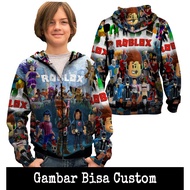 Roblox Fullprint Children's Zipper Hoodie Jacket