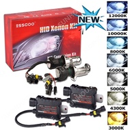 ESSGOO 55W HID Xenon Headlight Conversion KIT Bulbs H1 H3 H7 3000k 4300k 6000k With Ballast