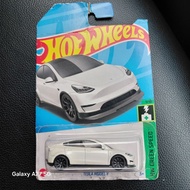 Hot Wheels Mattel Tesla Model Y HW Green Speed diecast toy car 3+