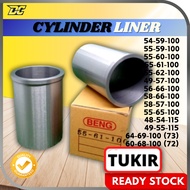 (54-59-100/55-62-100/60-68-100) - Cylinder Branded LINER Enjin Block Sleeve (Tukir Blok) Sarung