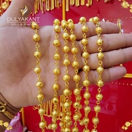 สร้อยข้อมือ ลายเม็ดปะคำตัดลาย หนัก 1 บาท ไซส์ 6-8 นิ้ว (1 เส้น) CR48