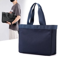 Portable Casual Business Travel Bag A4 Shoulder Bag Large Capacity File Bag Information Bag Men's Br