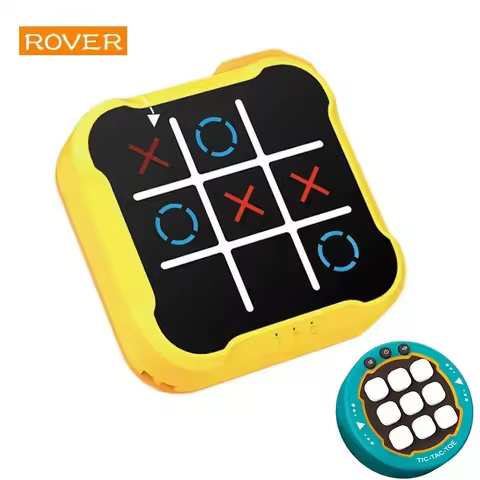 Multifunctional Electronic Tic-Tac-Toe Board Board Games Montessori Puzzle Table Game Chess Chess Se