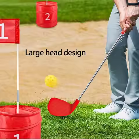 Retractable Golf Putter Training Antislip Grip Golf Shaft Left and Right Handed Putter Small Golf Cl