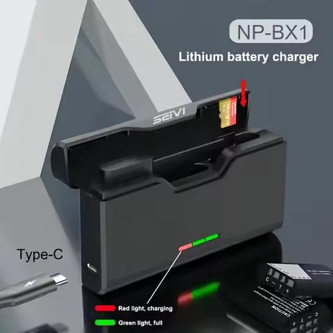 NP-BX1 Battery Quick Charger Box for Sony ZV-1 ZV-1F DSC-RX100 WX500 HX300 AS300 M5 M4 M3 M2 Batteri
