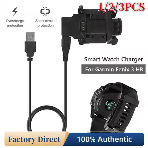 Sport Watch Clip Charger for Garmin fenix 3 Fenix 3 HR Power Supply Adapter Dock Fenix 3 Sapphire Sm