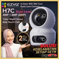 EZVIZ H7C Dual Lens WIfi Camera 4MP + 4MP PTZ & Fix Lens CCTV Security Camera Indoor Smart Light LED