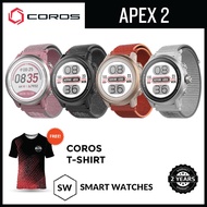 (FREE GIFT) Coros Apex 2 + FREE Coros T-Shirt - 2 Years Warranty