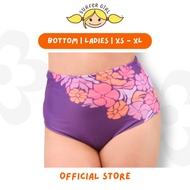 Surfer Flower Power Bottom Bikini Ladies Purple 262LBBK001PRP | Swim Trunks Wanita | Bikini Bottom W
